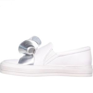 Nine West Odienella Bow Tie Slip On Sneakers